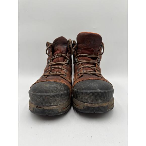 Timberland PRO HELIX 6" Men's USED Comp-Toe Waterproof Boot Brown US Size 9.5 - Picture 4 of 10